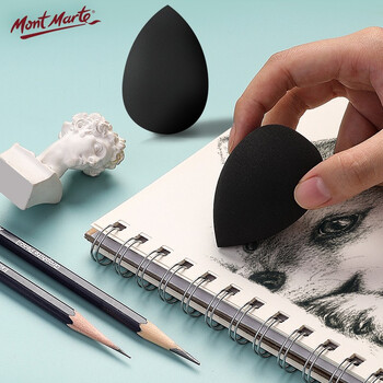 蒙玛特(Mont Marte)素描揉擦棉 揉擦笔学生绘画揉擦球速写画画海绵球 画纸笔擦美妆蛋工具P-SM-004 速写 马克笔绘画