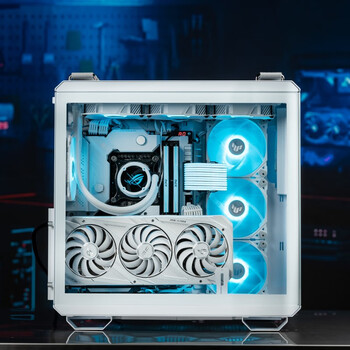 华硕TUF GAMING GT502 白色弹药库机箱 白色线缆/双仓设计/免工具拆卸/白色海景房/创新散热/GPU支架 华硕TUF GAMING GT502 白色弹药库机箱 白色线缆/双仓设计/免工具拆卸/白色海景房/创新散热/GPU支架