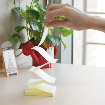 N次贴(STICKN)32014可再贴便条纸/便利贴/百事贴（76*76mm）抽取式3本装