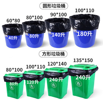 京惠思创物业垃圾袋黑色120*140cm50只2.2丝大号加厚平口商用保洁酒店环卫 京惠思创物业垃圾袋黑色120*140cm50只2.2丝大号加厚平口商用保洁酒店环卫