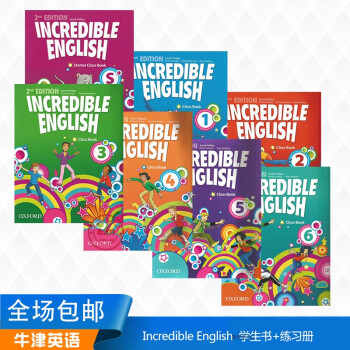 牛津少儿英语教材incredible english 第二版 原版进口 第六册 学生书