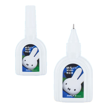 晨光（M&G）文具18ml便携修正液 学生涂改液开学改正液 米菲系列修正笔 单支 开学文具