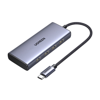 绿联Type-C双HDMI三屏异显扩展坞USB-C雷电4拓展坞分屏4K多屏炒股扩展HUB分线器适用联想戴尔电脑