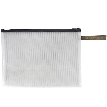 信发 TRNFA TN-2002-A4(灰色) EVA六角网格资料袋/环保材质防水文件袋 /学生办公果冻系方块透明拉链袋