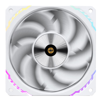瓦尔基里（VALKYRIE）S12R-W MAX VK FDB轴承 二次动平衡 3300RPM 三档调节 12CM LCP性能反吹风扇 4Pin PWM ARGB灯效