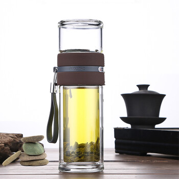 富光 紫金泡茶师双层玻璃杯290ML G1609-SH-290