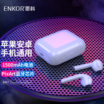 ENKOR恩科EW10 无线蓝牙耳机适用苹果iphone11/12/13/14/15/16promax/plus运动入耳华为小米手机耳机