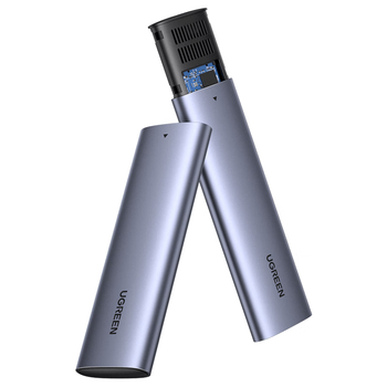 绿联M.2 NVMe固态硬盘盒 Type-C3.2移动硬盘盒 适用笔记本电脑iPhone 16手机外接SSD硬盘盒 铝合金散热