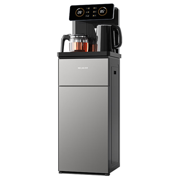 美菱（MeiLing）茶吧机 京菱系列 家用饮水机遥控智能【双温双显双出水口】下置水桶全自动立式泡茶机MY-C919 