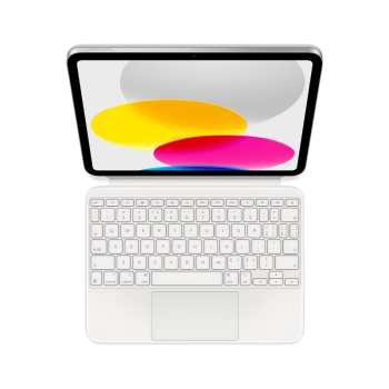 Apple/苹果 妙控键盘双面夹 白色-中文(拼音)  适用于iPad (A16)/iPad (第十代) 可拆分键盘 平板键盘