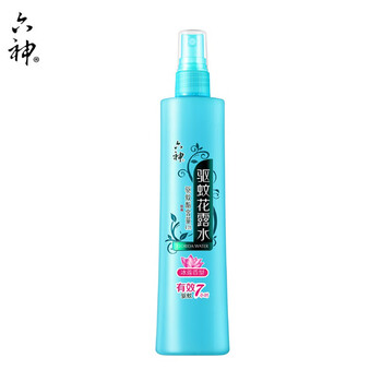 六神 驱蚊花露水 喷雾(冰莲香型)180ml 清凉舒爽夏季防蚊 新旧包装