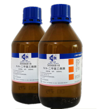 n,n-二甲基乙酰胺分析纯ar500ml沪试溶剂催化剂化学试剂