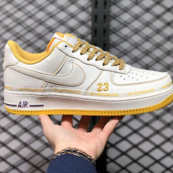 af1空军一号low紫金湖人反光低帮男女运动鞋全掌气垫缓震情侣鞋紫金