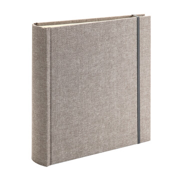 NCL仲林插袋式布艺相册200张6寸 影集/家庭相薄照片书 棕色 NB-2UP6-BR