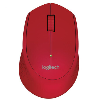 罗技（Logitech）M280 无线鼠标 家用商务办公鼠标 带无线2.4G接收器 红色