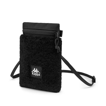 Kappa卡帕小单肩2021冬情侣男女羊羔绒小挎包