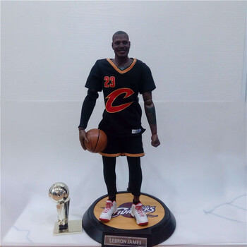 nba球星手办乔丹科比麦迪库里哈登威少1比6兵人偶模型周边16詹姆斯23