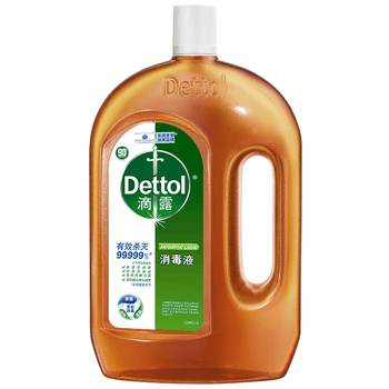 滴露消毒液【新品】消毒液1.8L 强效除菌 家庭健康+去污湿巾单片