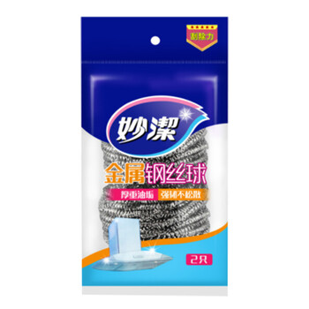 妙洁C型金属钢丝球2只装 MHBC2 6917751510204 （10袋）