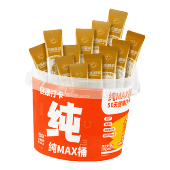 九阳豆浆纯豆浆max桶装50条*20g礼盒无糖添加豆浆粉早餐礼盒植物蛋白豆浆