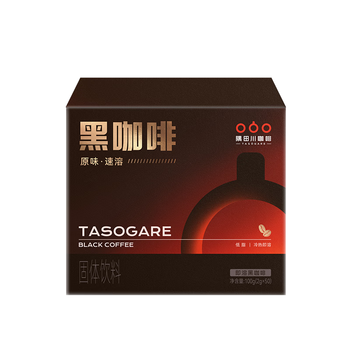 隅田川速溶美式黑咖啡粉0蔗糖0脂 节日送礼礼盒 2g*50条装