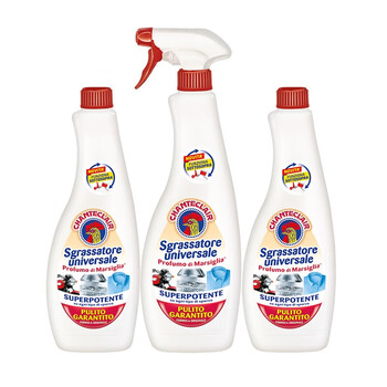 大公鸡管家油污净厨房重油污清洁剂马赛香600ml*3