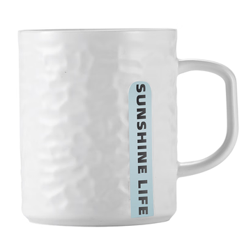 美厨（maxcook）陶瓷杯马克杯 水杯泡茶杯家用咖啡杯早餐杯子400ml 蓝色MCH5923