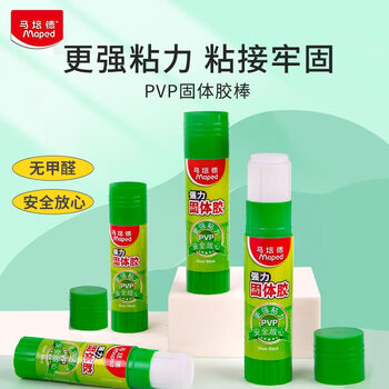 马培德（Maped）PVA固体胶棒21g 高粘度快干耐用胶棒 学生儿童安全无甲醛手工DIY制作 财务会计办公文具 747910CH
