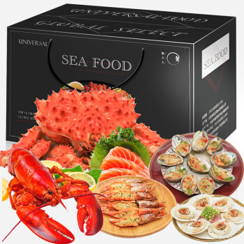 【现货】蟹太太 海鲜礼盒大礼包 6636型品牌自营海鲜团购福利 海鲜年夜饭 年货