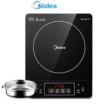 美的（Midea）电磁炉电池炉家用智能火锅灶大火力电磁灶爆炒大功率电磁炉赠汤锅 C21-Simple103-京东商城【降价监控 价格走势 历史 ...