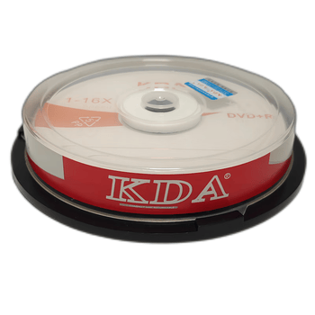 KDA DVD+R 商务办公16速 4.7G 光盘/刻录光盘/刻录碟片/光碟 桶装10片 dvd碟片 空白刻录盘 光盘定制