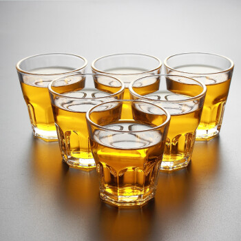 二两白酒杯家用创意玻璃啤酒杯大号白酒洋酒烈酒杯2二