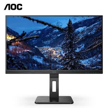 AOC 24P2U 23.8英寸/75Hz全高清IPS技术窄边框TUV爱眼低蓝光升降旋转支架家用商务办公液晶显示屏