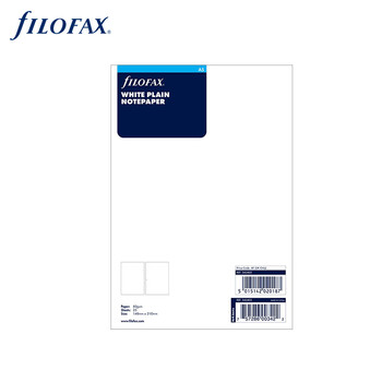 Filofax内页替芯活页记事本替换芯A5白色空白页342405