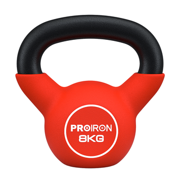 PROIRON普力艾 壶铃男女提壶哑铃壶健身壶铃铸铁深蹲练臀器械浸塑 8KG