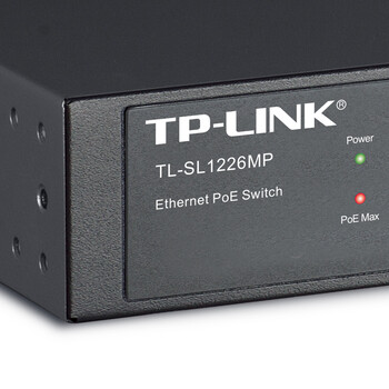 普联(TP-LINK) 24口百兆PoE交换机 千兆上联以太网交换机 监控网络网线分线器 2个千兆口 TL-SL1226MP 普联(TP-LINK) 24口百兆PoE交换机 千兆上联以太网交换机 监控网络网线分线器 2个千兆口 TL-SL1226MP