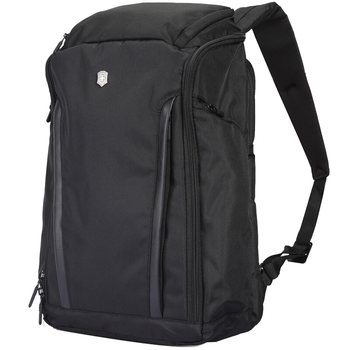 维氏（VICTORINOX）瑞士军刀埃蒙特职业系列15.6英寸商务电脑包翻盖双肩包602153黑色