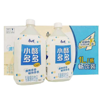 1升装小酪多多乳酸菌饮品风味酸奶味夏季饮料1l12瓶装1000ml大瓶家庭