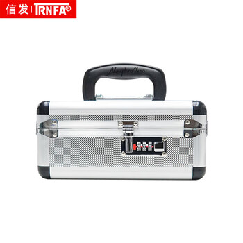 信发铝合金密码印章盒/印章箱/公章盒 财务会计用品 3号密码锁收纳盒