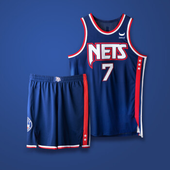 nba旗舰新赛季篮网75周年杜兰特哈登篮球服套装男定制队服城市版球衣