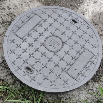 树脂复合圆形井盖化粪池下水道盖板污水检查井盖单盖子没有座圈复合圆