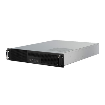 银昕（SilverStone）2U服务器工作站机箱RM23-502（工控机箱/光驱位/6个3.5