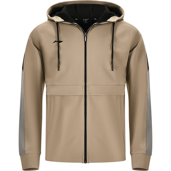 李宁（LI-NING）乒乓球服连帽外套运动服男女同款夹克上衣团购 银貂棕 3XL