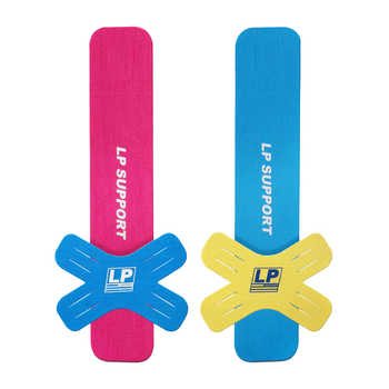 LP篮球足球弹性绷带三角预剪裁肌贴 TM700R 【 I型4贴+ X型2贴 】
