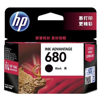惠普(HP)F6V27AA 680原装黑色墨盒 适用hp 3636/3638/3777/3778/5088/5078/2138/3838/4538/4678