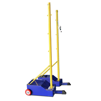 健伦羽毛球网架移动便携训练比赛专用羽毛球网柱子（不含箱体)