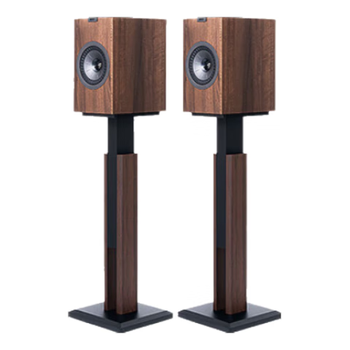 KEF Q350 HiFi无源书架音箱 同轴发烧级家庭影院音响2.0 高保真桌面扬声器   胡桃木色 一对