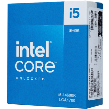 英特尔（Intel）酷睿14代 i5处理器14600K 14核20线程 五年质保 台式机盒装CPU 畅玩三角洲行动/无畏契约