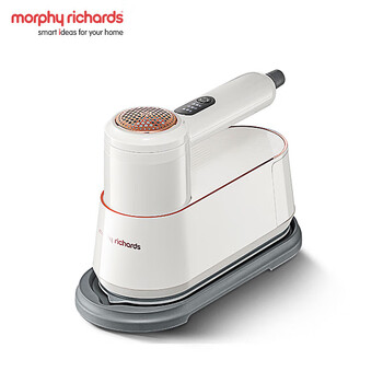 摩飞电器（Morphyrichards）手持高温消毒器 手持除螨挂烫机 祛球器电熨斗两用 家用小型蒸汽熨衣机杀菌除螨 MR2032 椰奶白