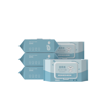 京东京造 湿厕纸80片*6包 家庭装清洁杀菌湿纸巾厕纸  厚实速散湿厕巾洁厕